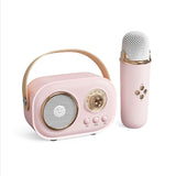 Portable Bluetooth Karaoke Speaker with Wireless Microphone