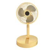 Foldable Rechargeable Telescopic Table Fan for Everyday Electronic Use