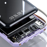 20000mAh Power Bank with Integrated Charging Cables