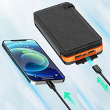 25000mAh Solar Power Bank with Four Panels